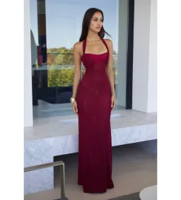 Deconduarte Gemona Gown Burgundy Size 6 for rent on The Volte - image 2
