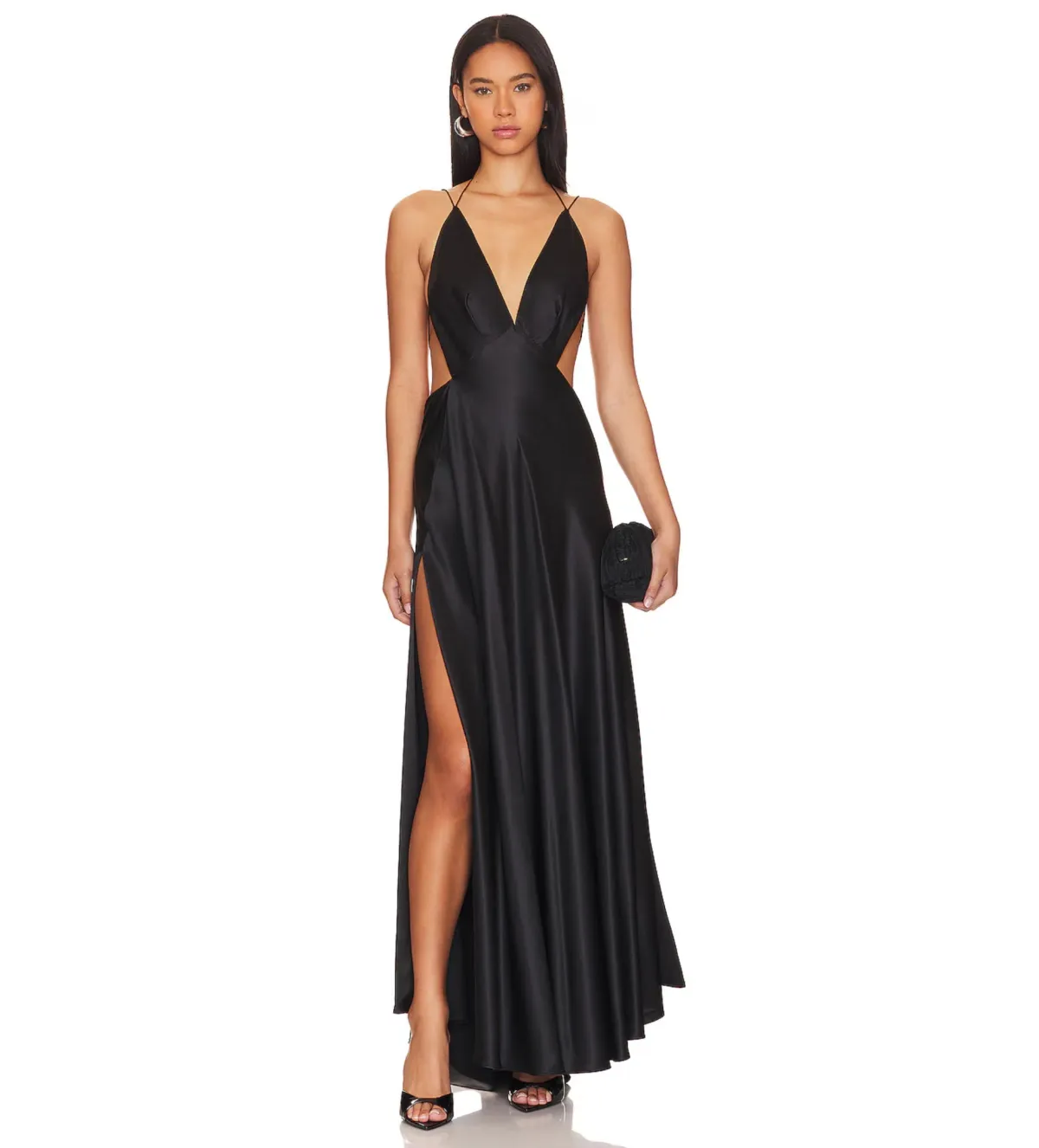 Michael Lo Sordo Tash Gown Black Size AU 8 - Image 1