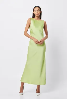 Mossman Nuance Maxi Dress Green Size AU 10 for rent on The Volte - image 1