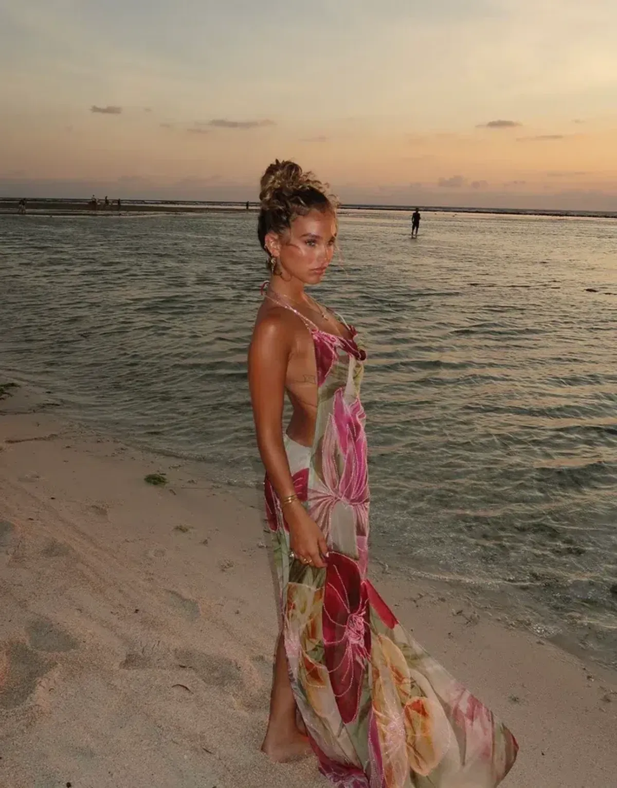 Jaded London Dahlia Maxi Dress Floral Size AU 6 - Image 4