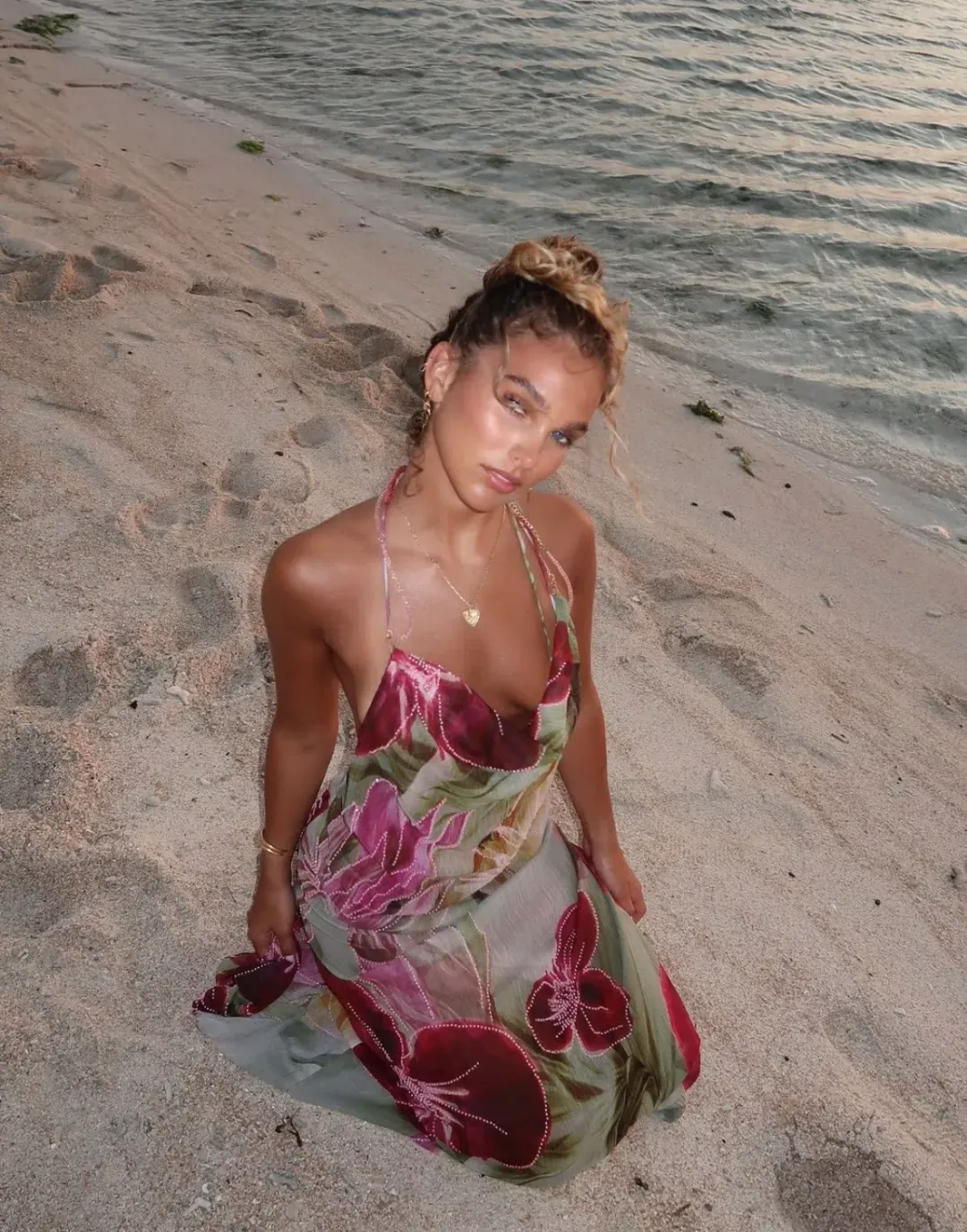 Jaded London Dahlia Maxi Dress Floral Size AU 6 for rent on The Volte - main image