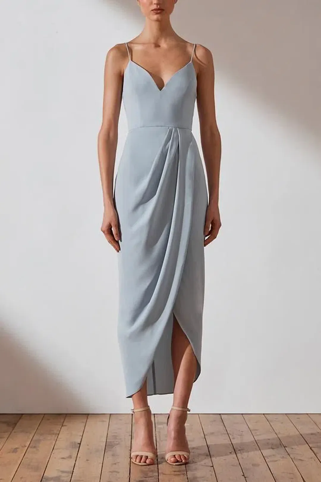 Shona Joy Core Cocktail Dress Powder Blue Size 6 for rent on The Volte - main image