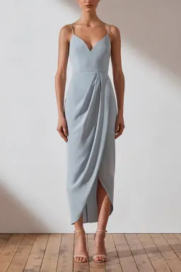 Shona Joy Core Cocktail Dress Powder Blue Size 6 for rent on The Volte - image 1