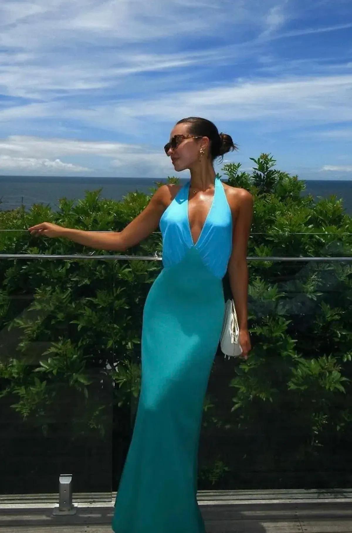 The Wolf Gang Oahu Slip Dress Aquamarine Size M / AU 10 - Image 7