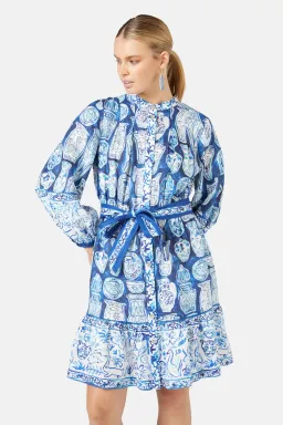 Gorman Porcelain Paradise Mini Party Dress Print Size 20 for rent on The Volte - image 2