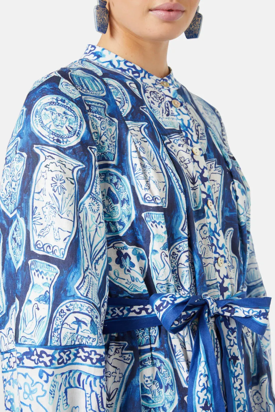 Gorman Porcelain Paradise Mini Party Dress Print Size 20 for rent on The Volte - main image