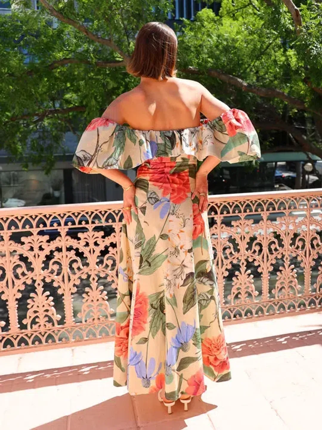 By Nicola Paradiso Maxi Dress in Primavera Print Size 14 for rent on The Volte - main image