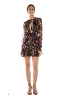 La Maison Talulah Wild Bloom Long Sleeve Mini Dress In Winter Size 6 for rent on The Volte - image 3