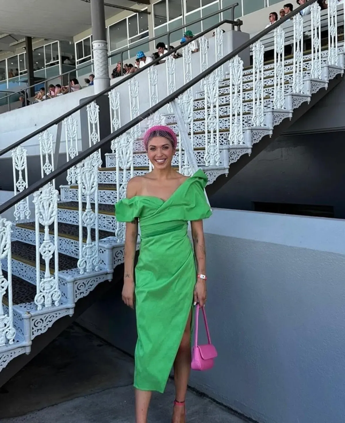 Rachel Gilbert Gia Midi Dress Green Size 10 - Image 3