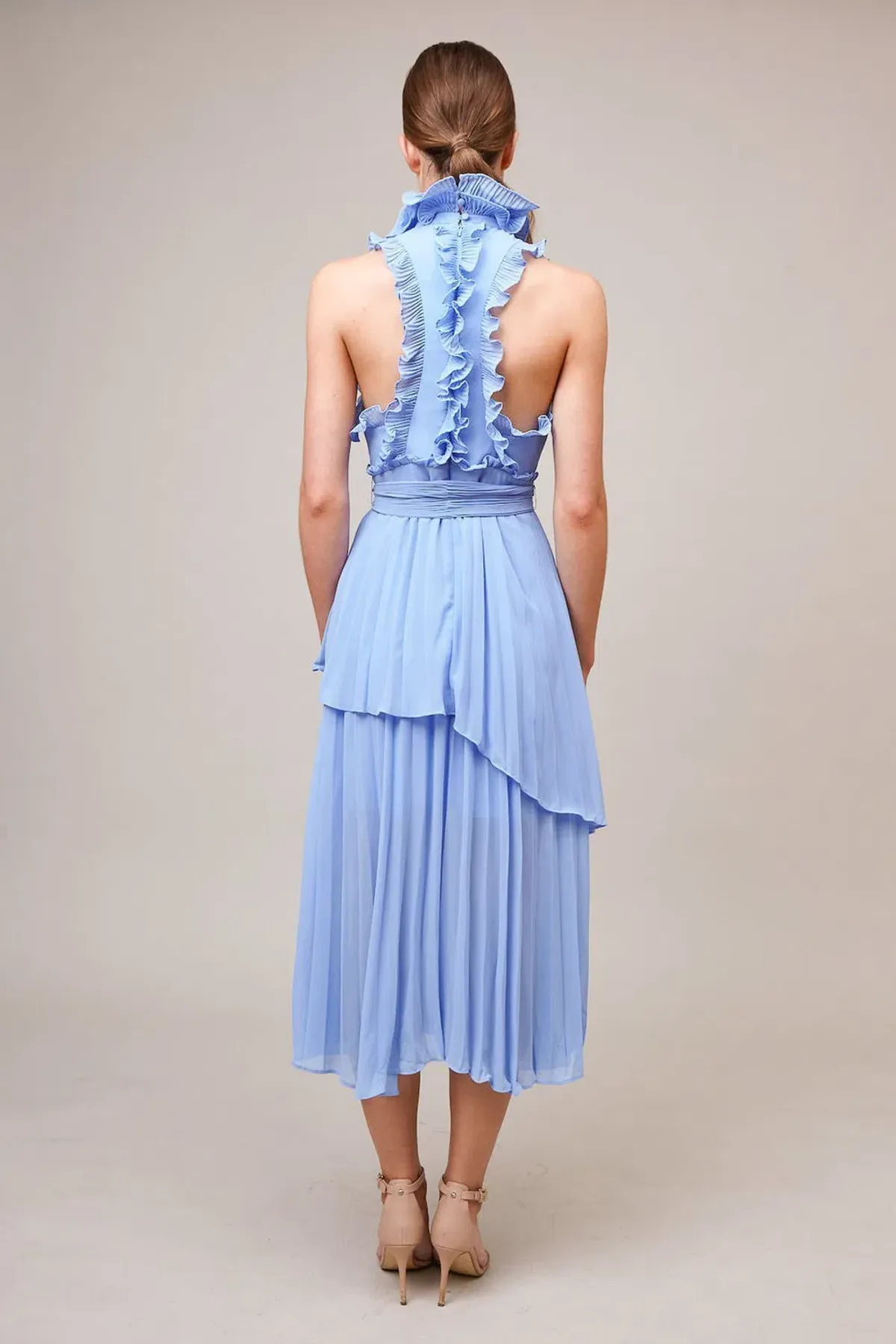 Talulah Jodi Midi Dress Blue Bell Size 8 - Image 2