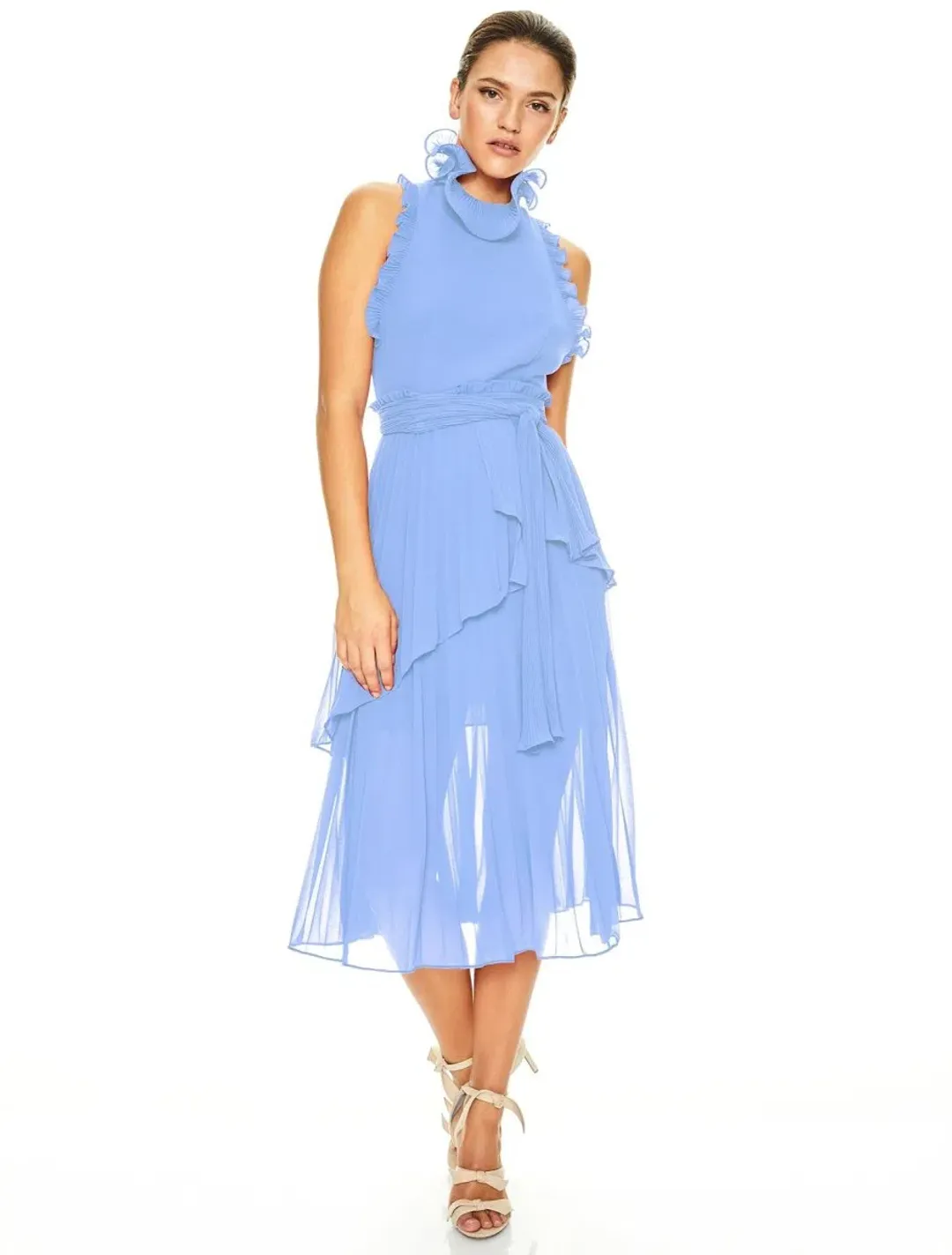 Talulah Jodi Midi Dress Blue Bell Size 8 for rent on The Volte - main image