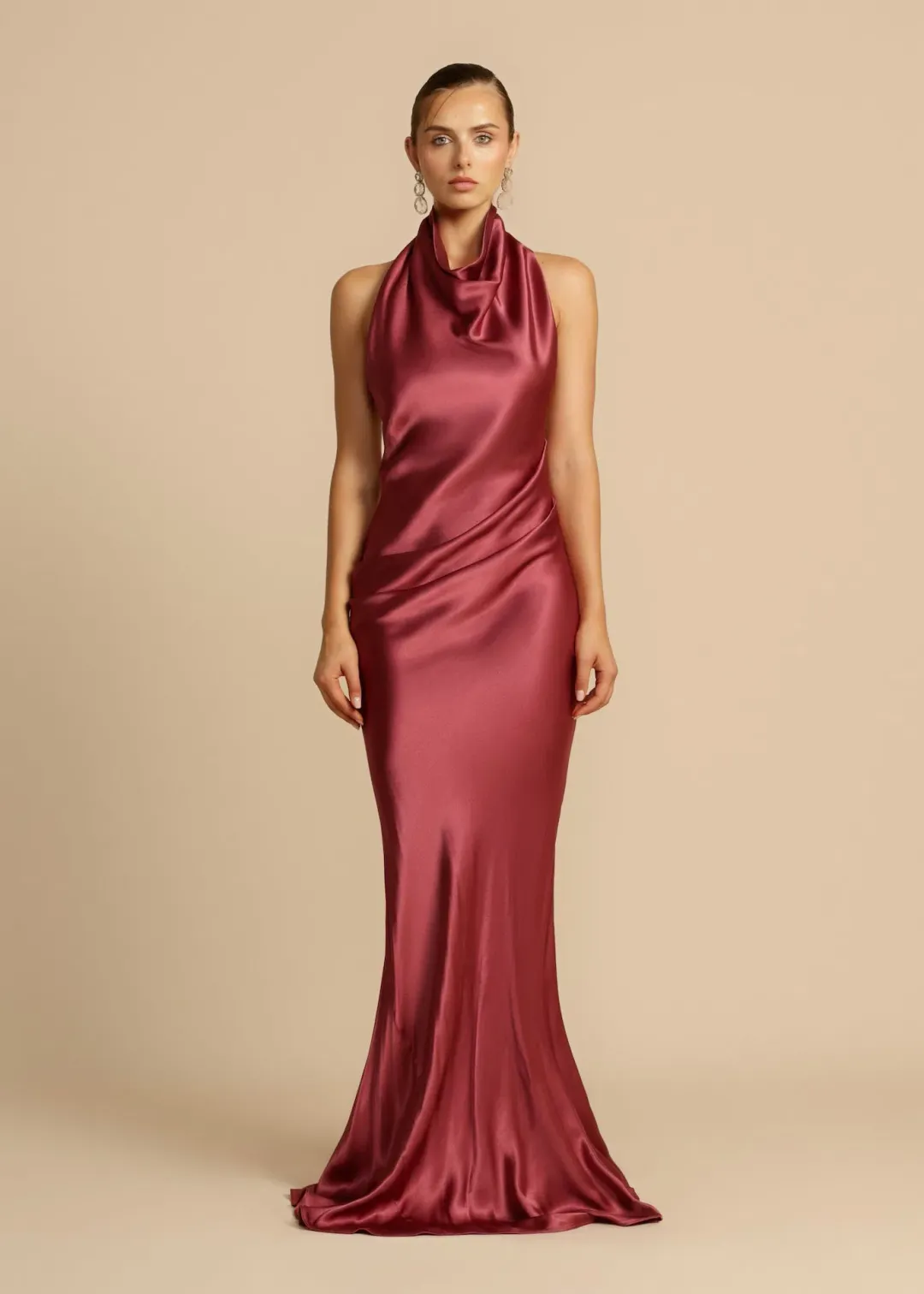 Arcina Ori Gaia Dress Rich Plum Size S / AU 8 for rent on The Volte - main image