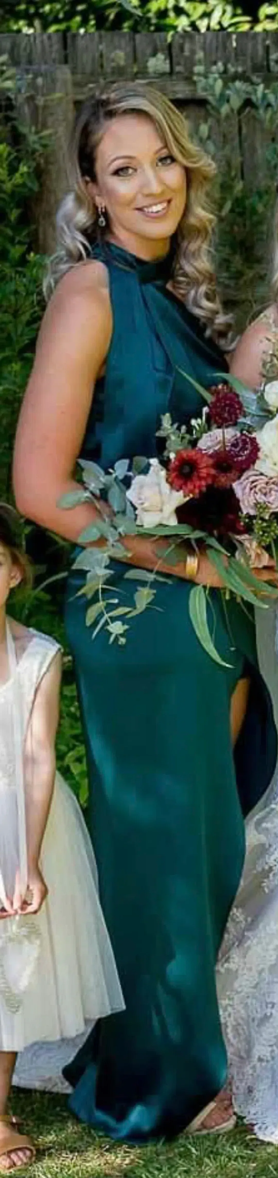 Elle Zeitoune William Gown Emerald Green 10 for rent on The Volte - main image