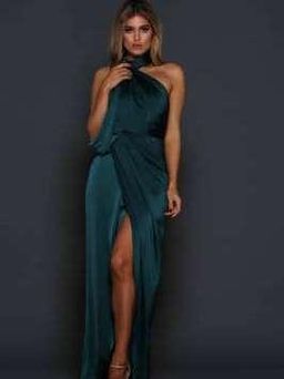Elle Zeitoune William Gown Emerald Green 10 for rent on The Volte - image 1