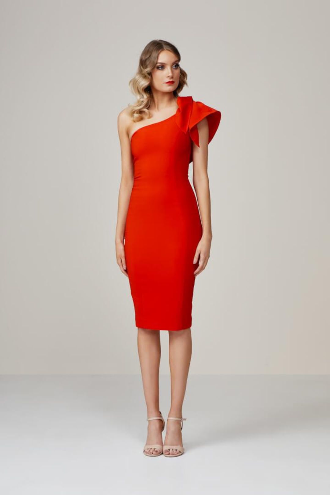Bianca & Bridgett Karen Dress - Red 10 for rent on The Volte - main image