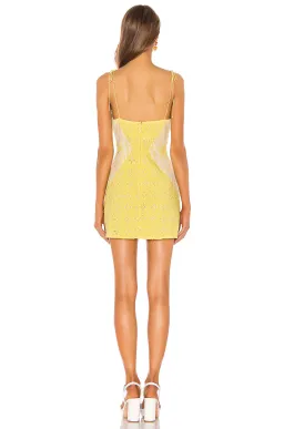 For Love and Lemons Picnic Mini Dress Sunshine Yellow Size 6 for rent on The Volte - image 2