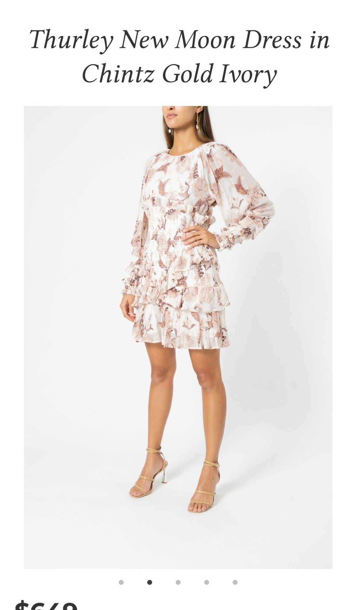 Thurley New Moon Dress Blush 8 - Image 5