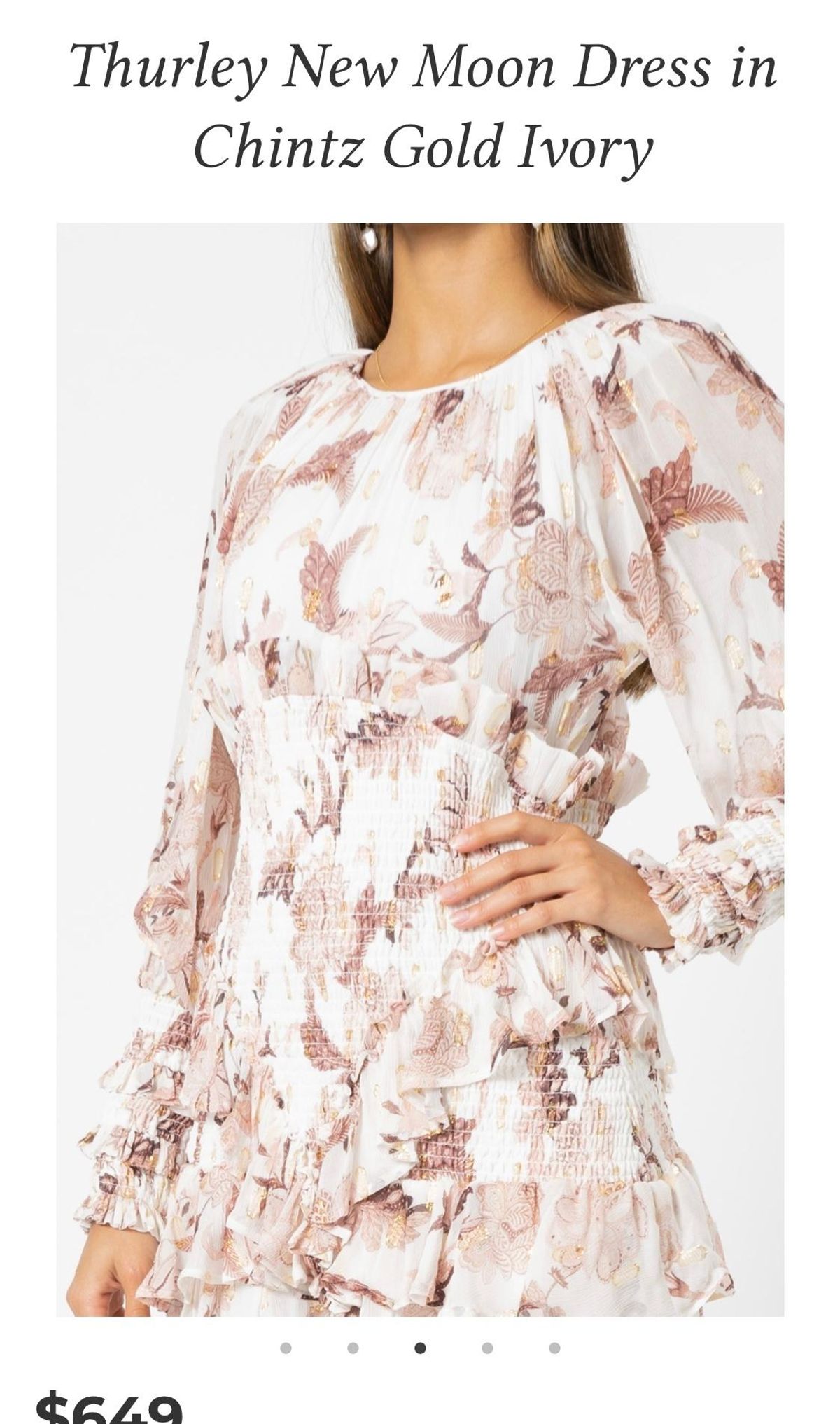 Thurley New Moon Dress Blush 8 - Image 2