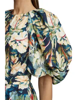 Acler Harlow Dress in Moody Floral Size AU 12 for rent on The Volte - image 2