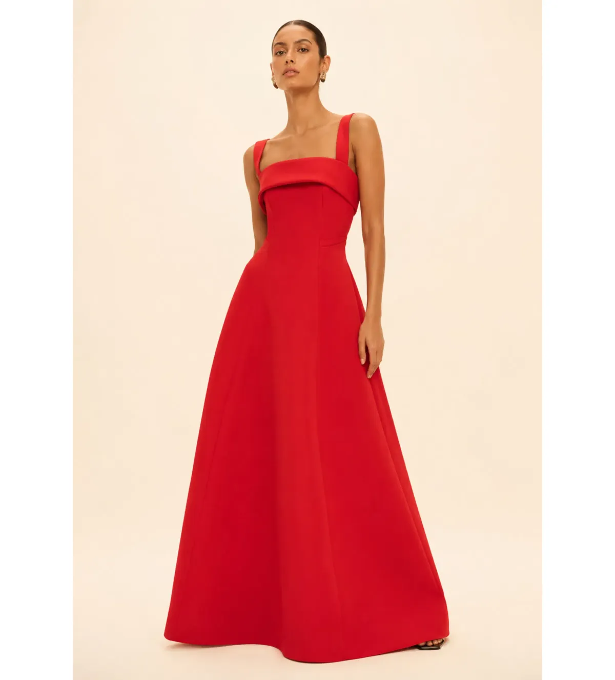 Rachel Gilbert Sera Gown Maxi Dress in Red Size 3/ AU 12 - Image 1