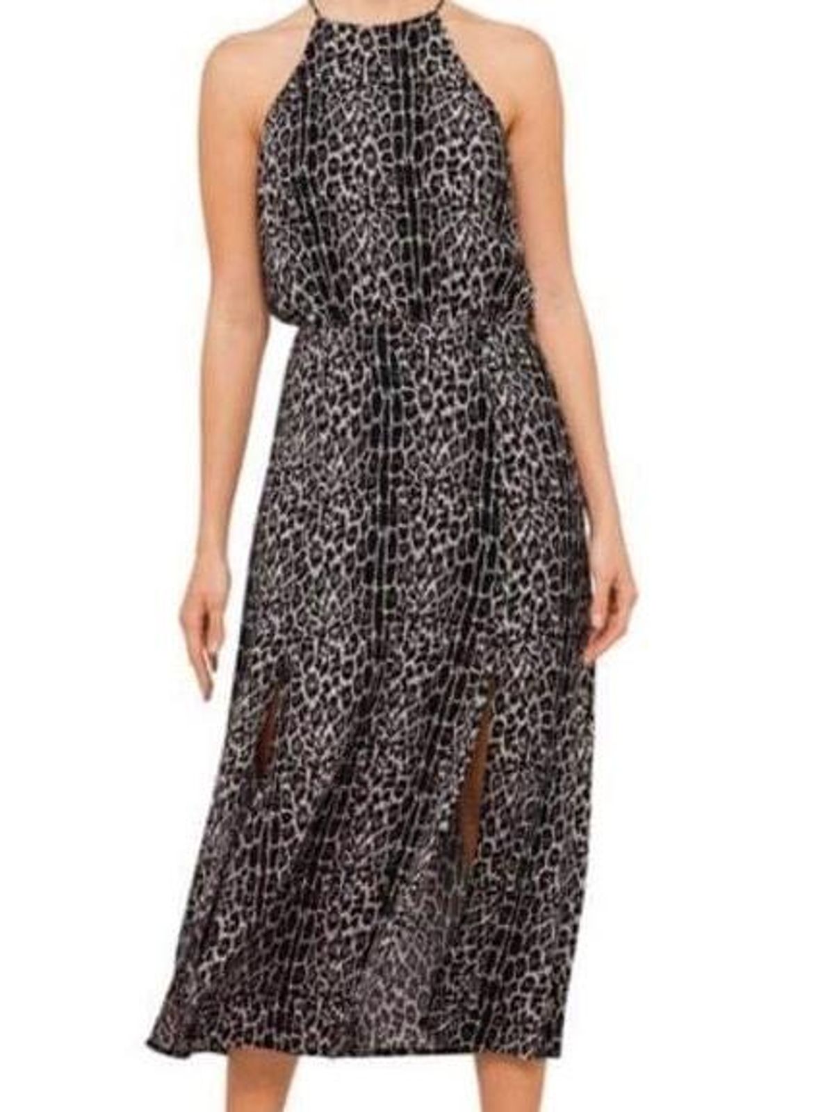 Zimmermann Picnic Midi Dress Leopard Print Size 6 - Image 1