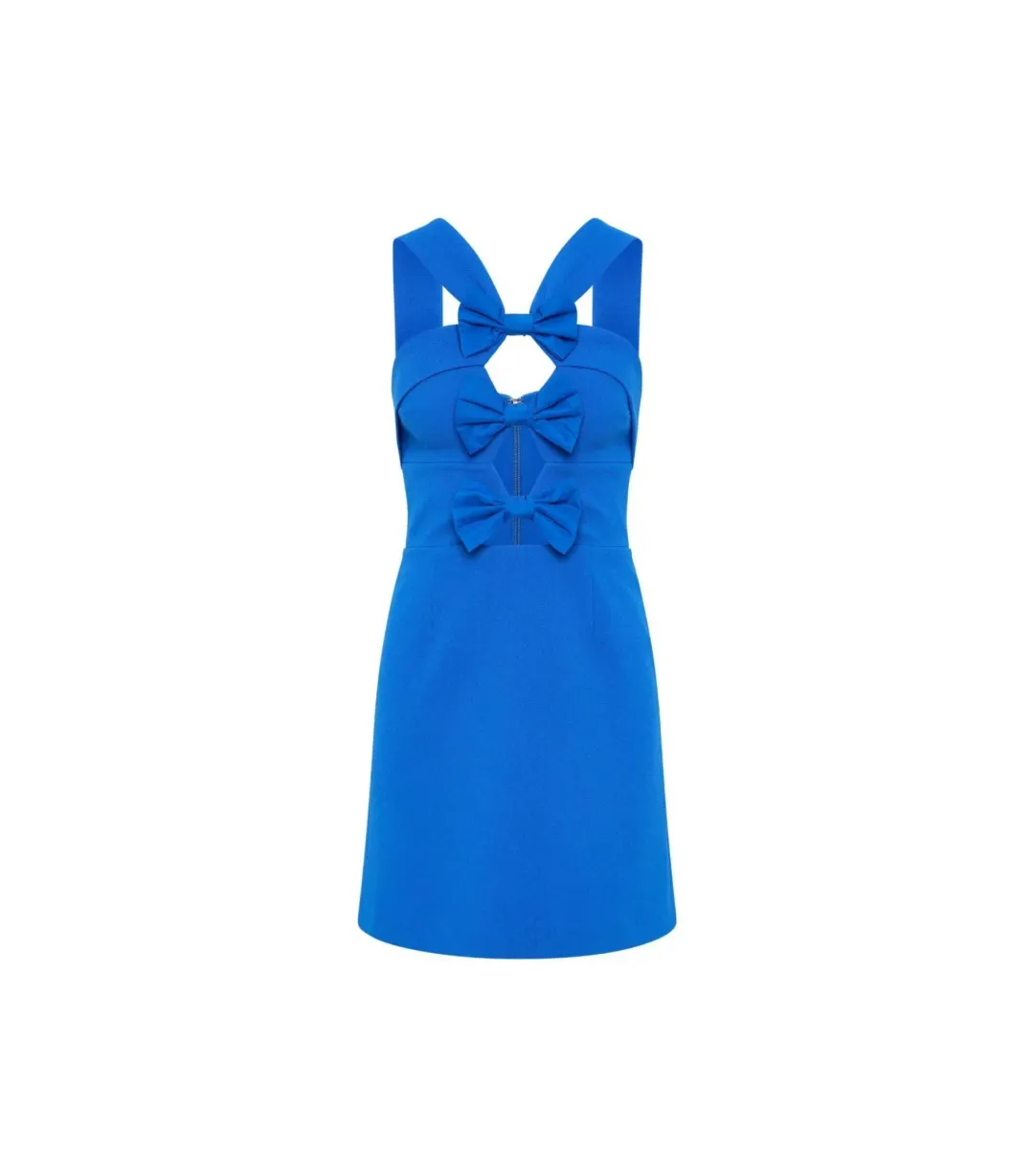 Rebecca Vallance Antonella Mini Dress Marine Blue Size AU 8 for rent on The Volte - main image