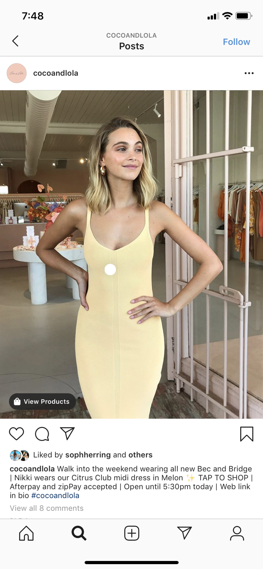 Bec & Bridge Citrus Club Midi Dress Yellow Size 6 for rent on The Volte - main image