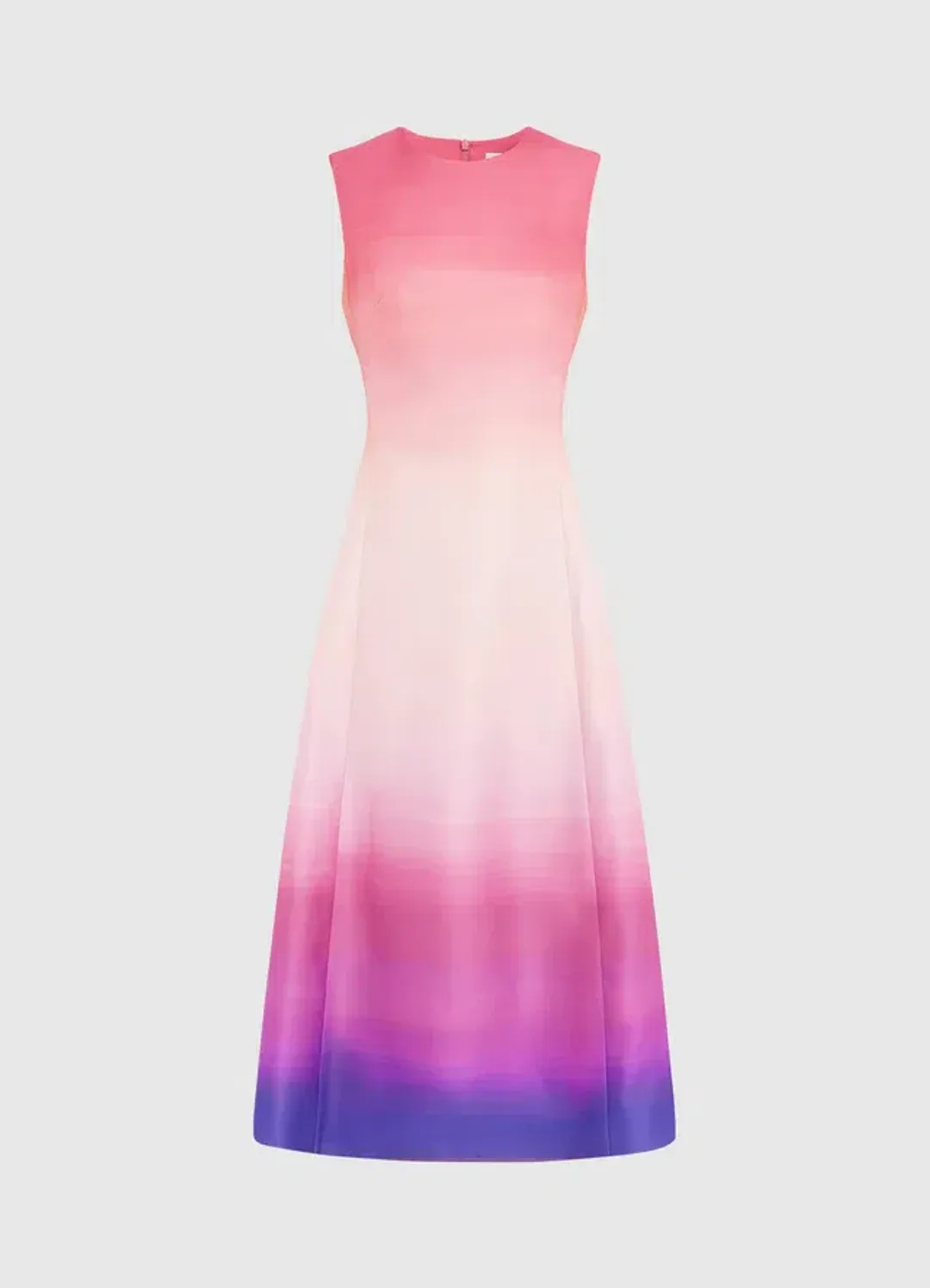 Leo Lin Cleo Sleeveless Midi Dress Ombre Coral Size 8 for rent on The Volte - main image