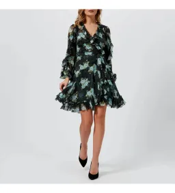 Zimmermann Women's Breeze Ruffle Wrap Dress Size 0P/Au 6 for rent on The Volte - image 1