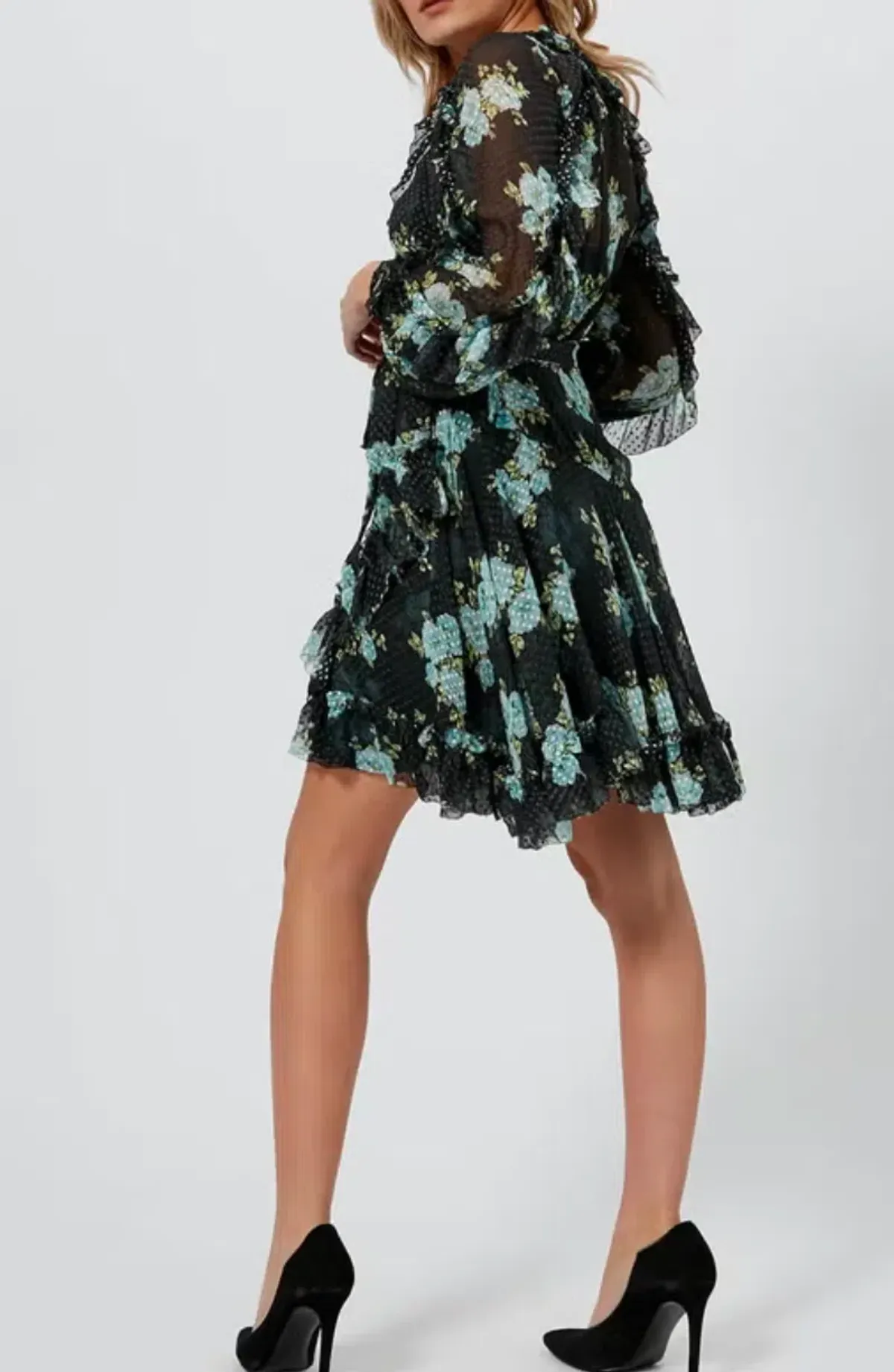 Zimmermann Women's Breeze Ruffle Wrap Dress Size 0P/Au 6 - Image 4