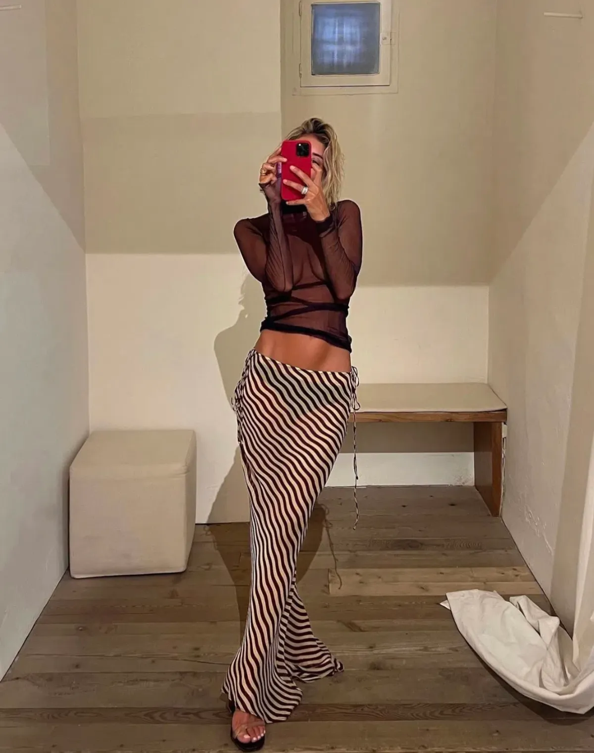 Rat & Boa Assisi Skirt Print Size 8 - Image 3