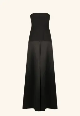 Shona Joy Adri Strapless Panelled Maxi Dress in Black Size 12 for rent on The Volte - image 7