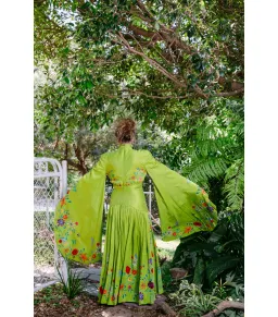 Alémais Agatha Corset Gown Green Size AU 14 for rent on The Volte - image 3