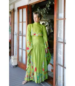 Alémais Agatha Corset Gown Green Size AU 14 for rent on The Volte - image 1