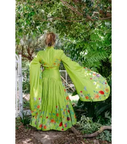 Alémais Agatha Corset Gown Green Size AU 14 for rent on The Volte - image 4