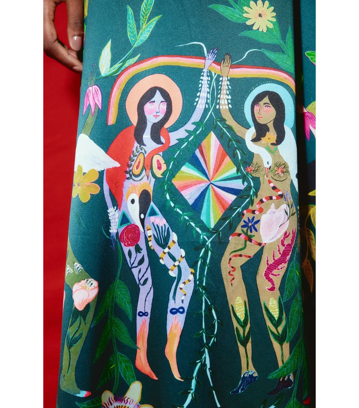 Alémais Agatha Midi Dress Green Size AU 12 - Image 5