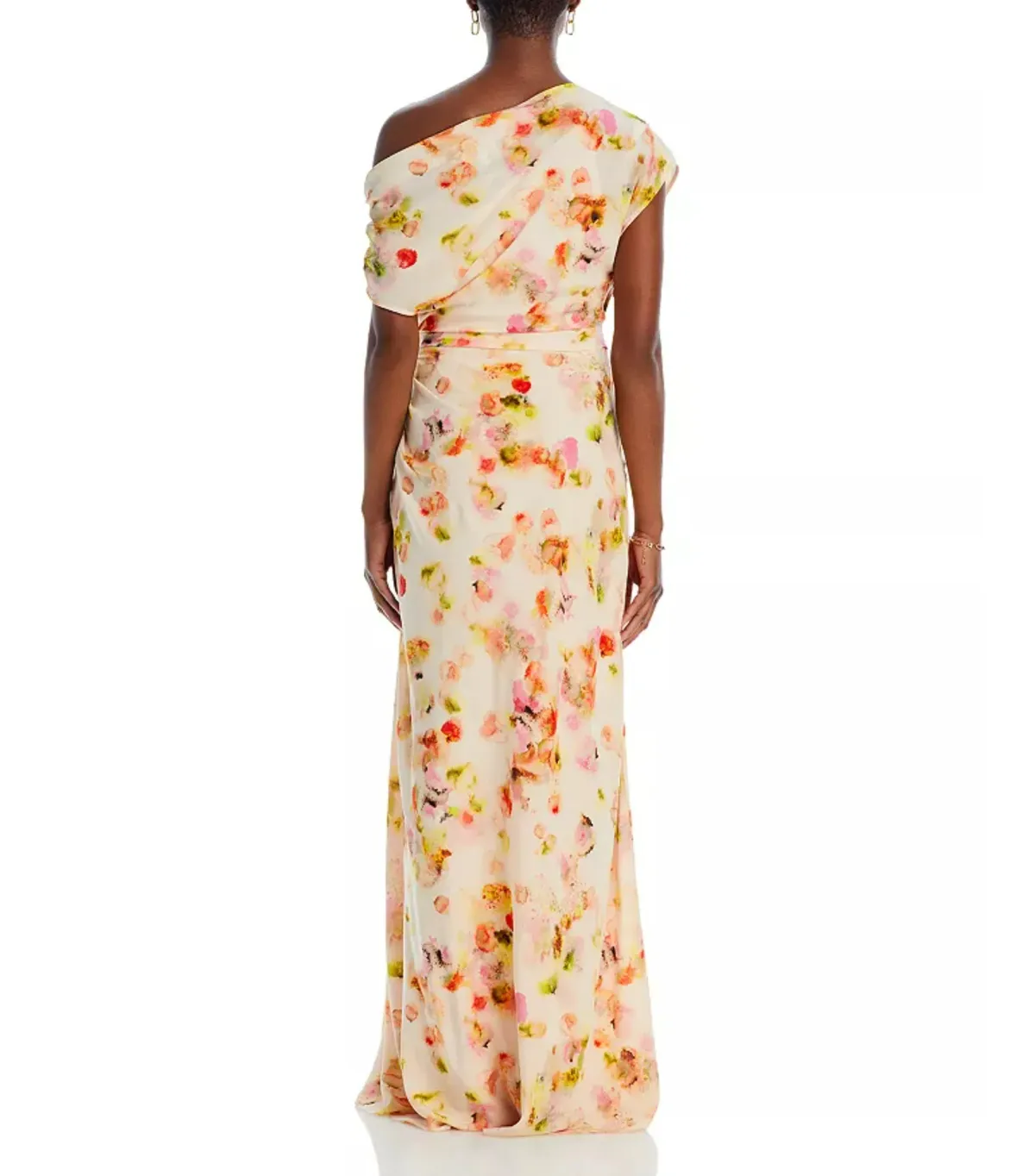 A.L.C. Poppy Floral Off-the-shoulder Gown Floral Print Size AU 6 - Image 3