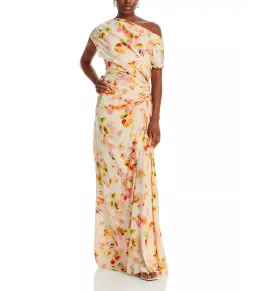 A.L.C. Poppy Floral Off-the-shoulder Gown Floral Print Size AU 6 for rent on The Volte - image 1
