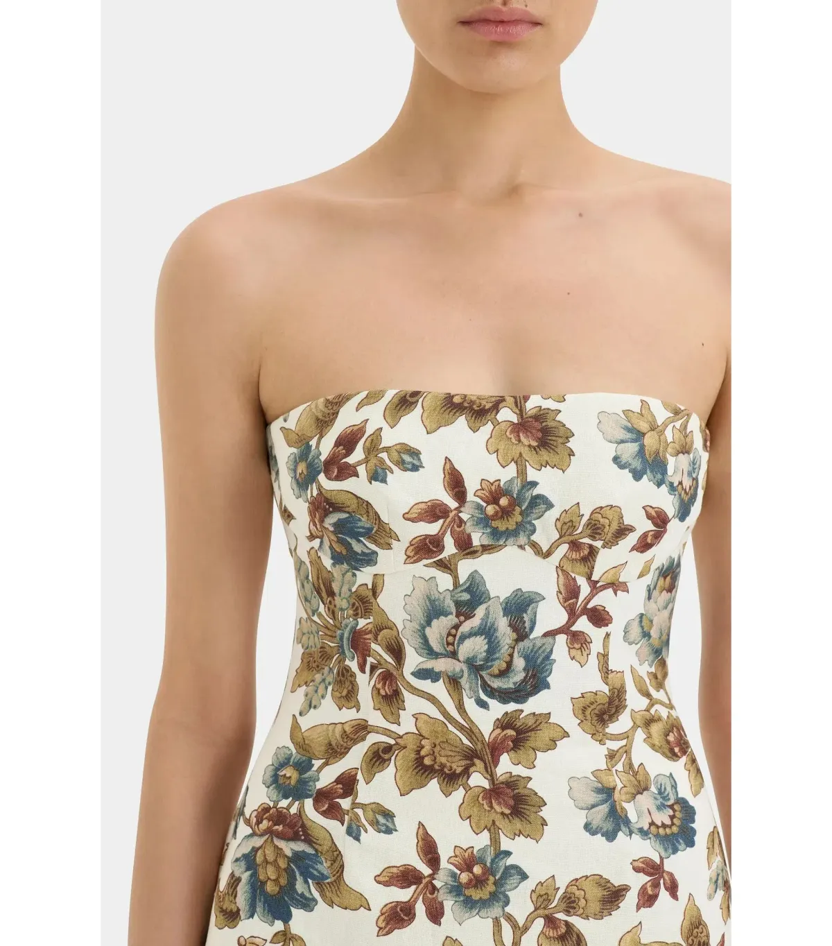 Sir the Label Eleanora Column Midi Dress in Viola Print Size AU 6 - Image 2