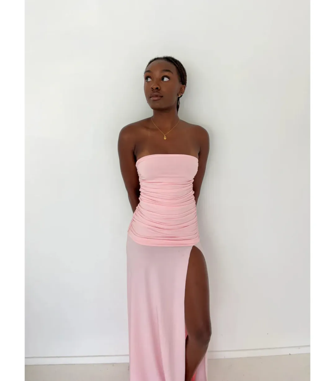 Mode Mila Remi Dress Ribbon Pink Size XS / AU 6 for rent on The Volte - main image