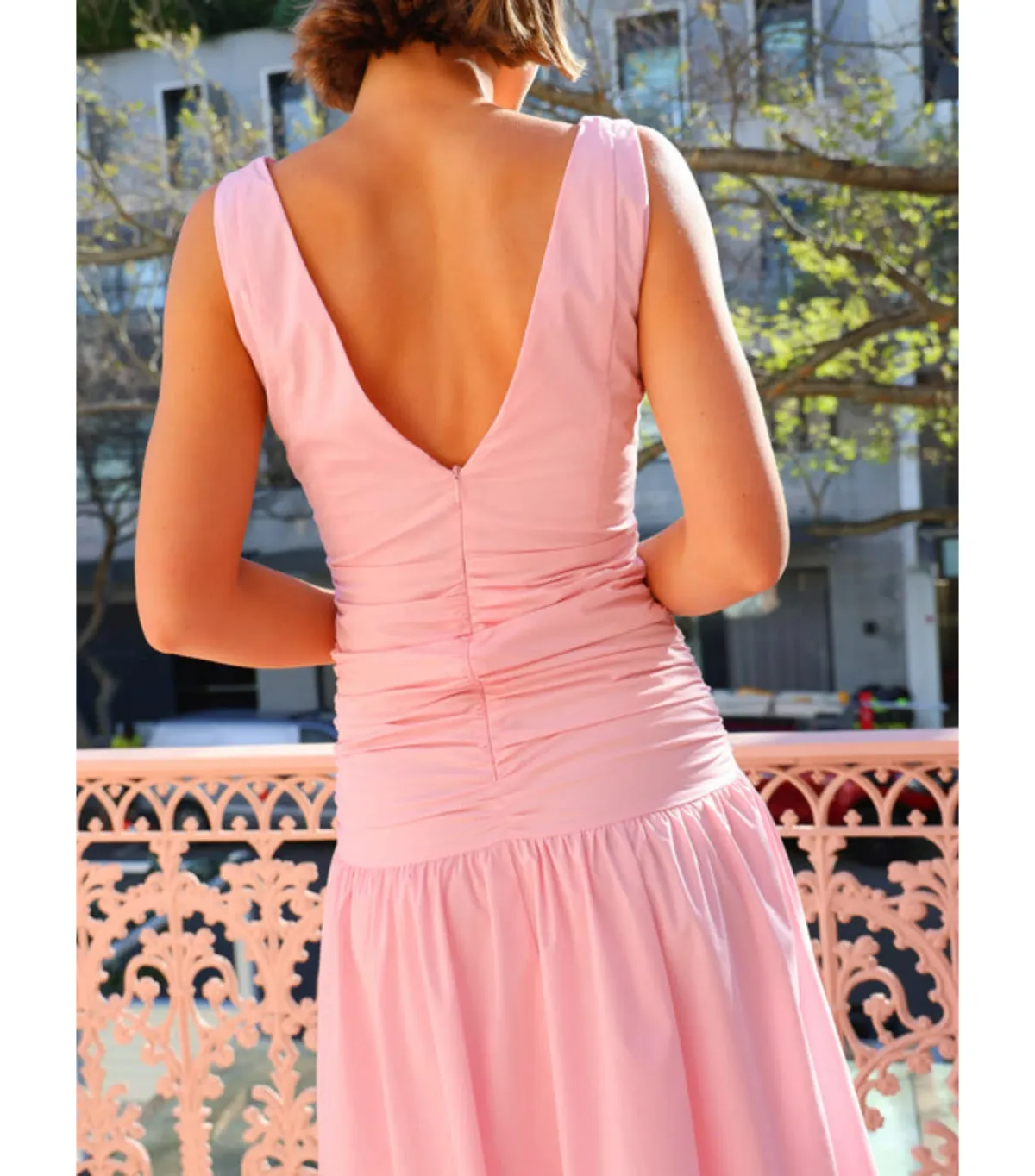 By Nicola Bowie Maxi Dress Marshmallow Size AU 16 - Image 4