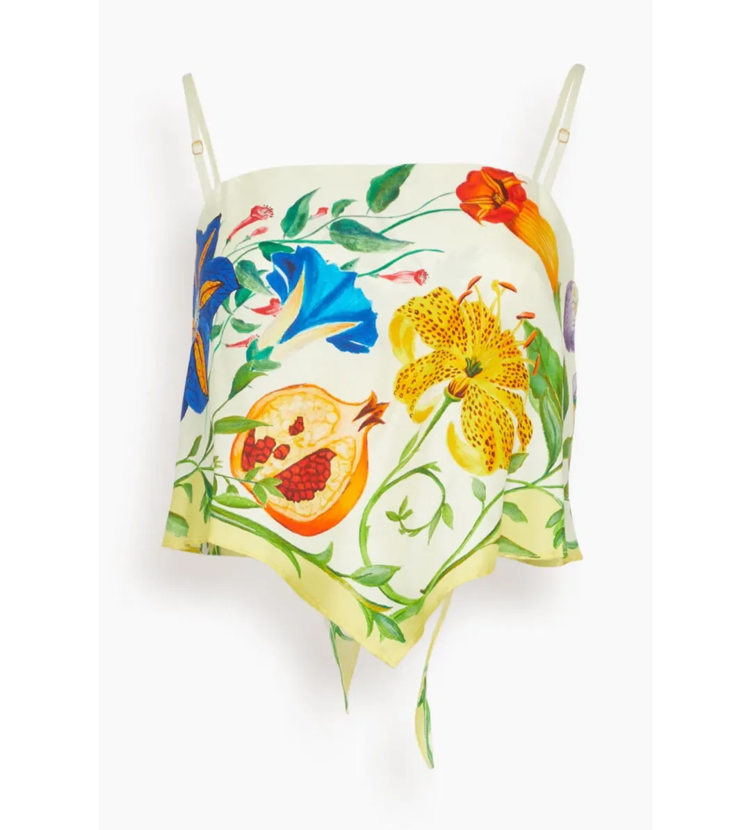 Alemais Flores Scarf Top and High Waisted Short Multi Size AU 10 for rent on The Volte - main image