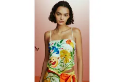 Alemais Flores Scarf Top and High Waisted Short Multi Size AU 10 for rent on The Volte - image 3