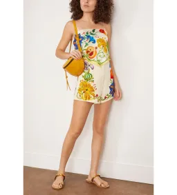 Alemais Flores Scarf Top and High Waisted Short Multi Size AU 10 for rent on The Volte - image 1