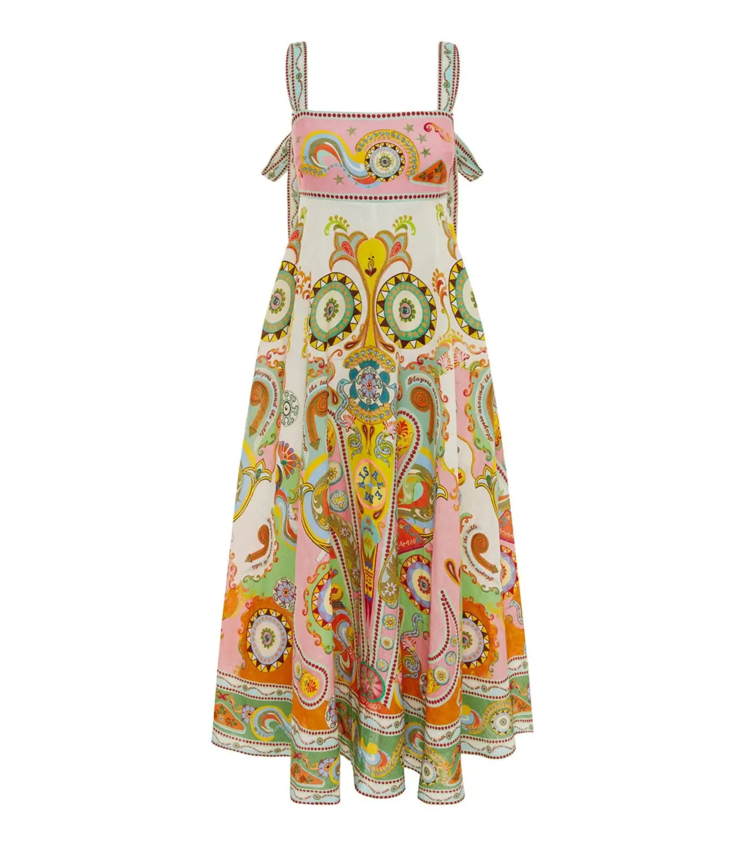 Alemais Pinball Sundress Print Size AU 10 for rent on The Volte - main image
