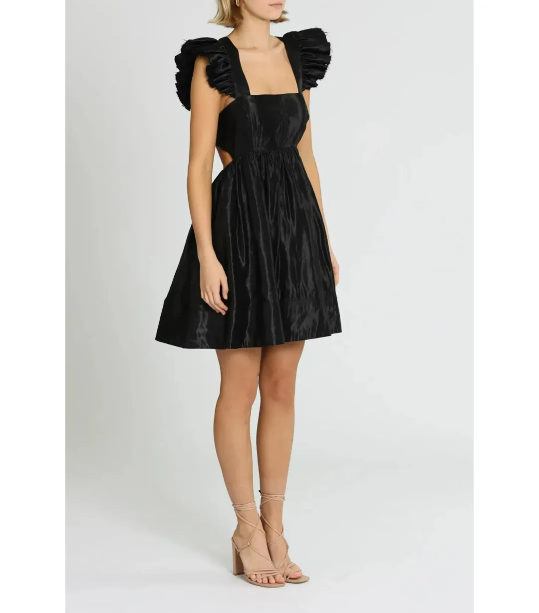 Aje Gazelle Mini Dress Black Size AU 12 for rent on The Volte - main image