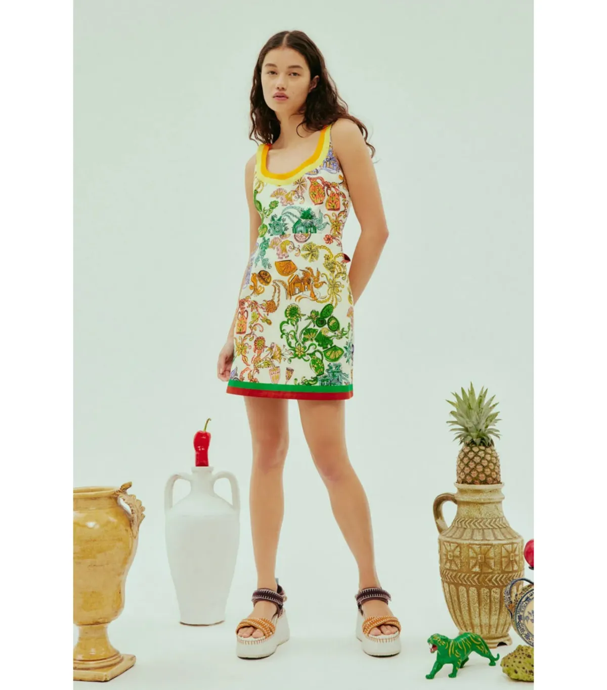 Alemais Fiesta Mini Dress Multi Size AU 12 - Image 1