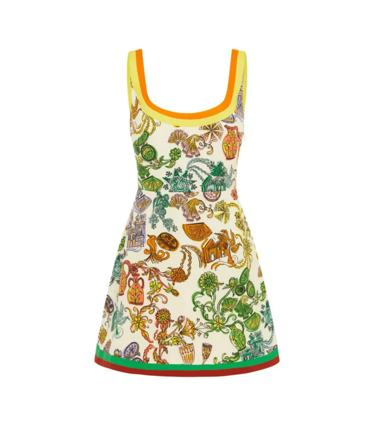 Alemais Fiesta Mini Dress Multi Size AU 12 - Image 6