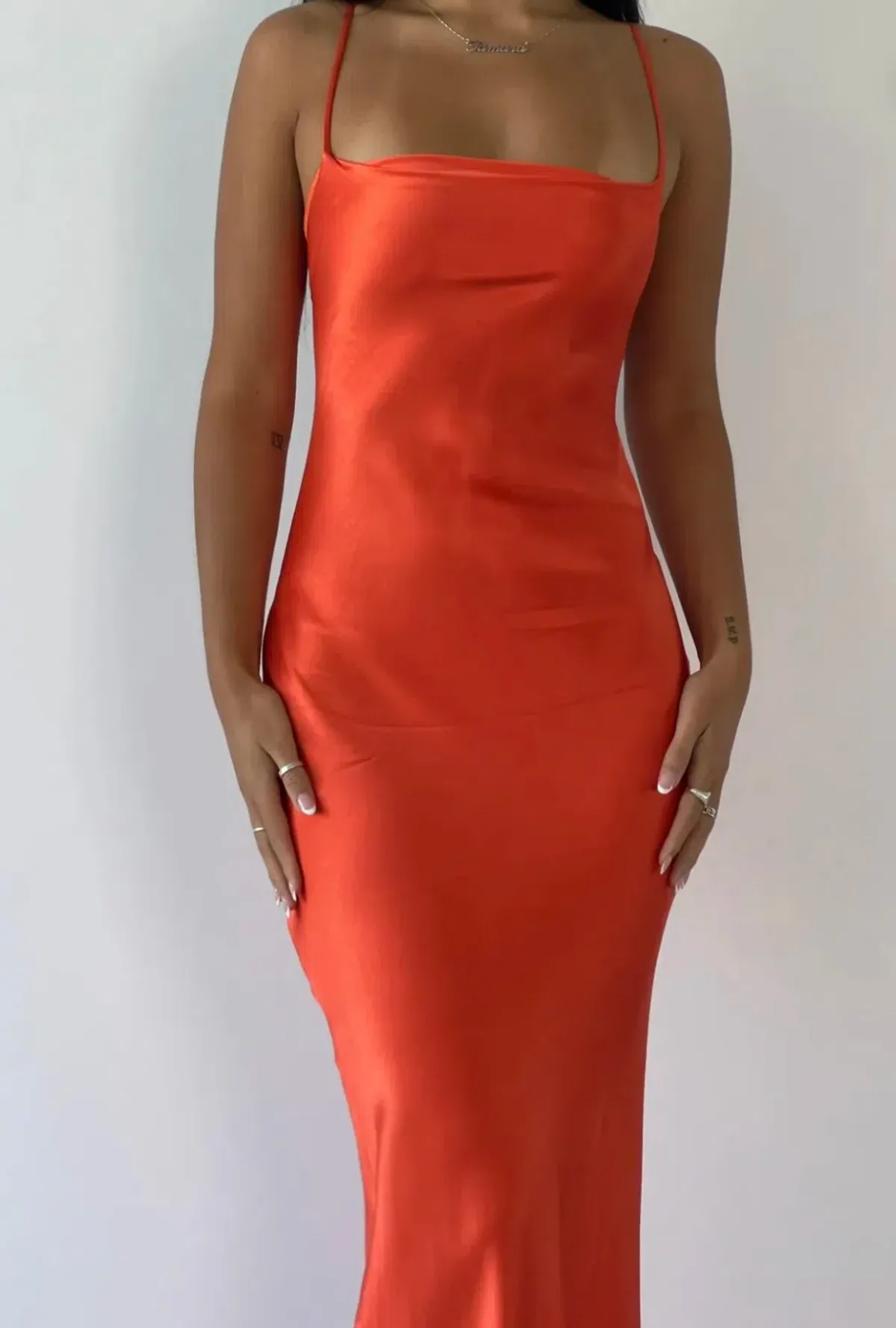 Bec & Bridge Lorelai Tie Maxi Dress Fre Red Size 8 - Image 3