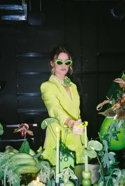 Acler Hampstead Blazer Mini Dress in French Lime Size 8 for rent on The Volte - image 5